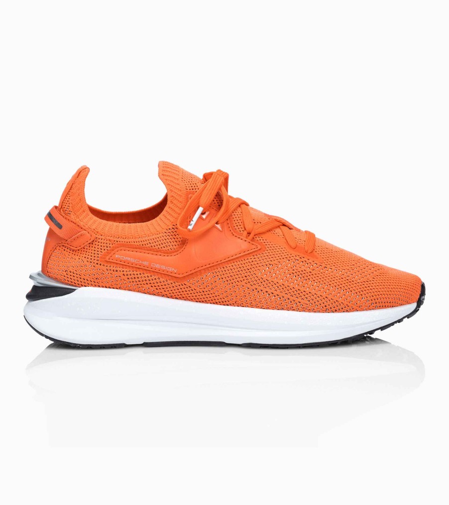 Fashion & Sport Porsche Design  | Evoknit® Trainers Ii Firecracker Orange/Firecracker Orange